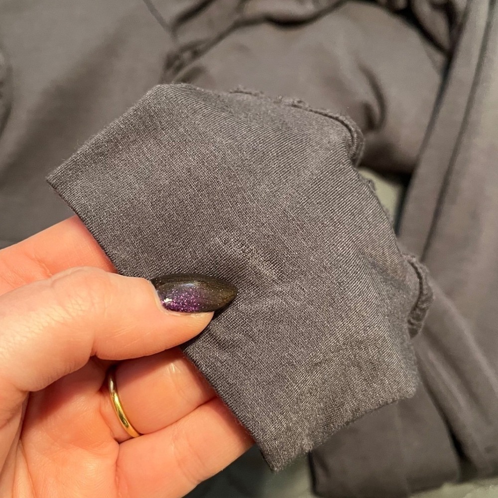 Sunday Citizen Lounge Pants Joggers Gray Casual Comfy Pockets Quiet Luxury - Picture 7 of 11